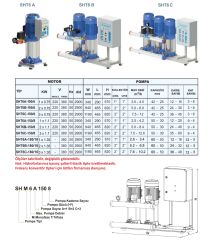 Sumak SHM6A-100/6 - 1HP Hidrofor 5Kat/12 Daire