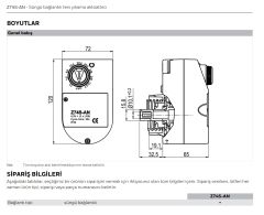 Honeywell Z74S-AN  Motor (F74CS ve FK74CS Serileri İçin Ortak Motor)