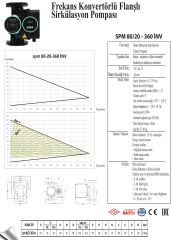 Smart Spm 80/20-360 Sir. Pompası - DN80