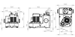 SFA Sanicubic 1 GR HP Tek Pompalı Bıçaklı Fos. Tah. İst. 26 Litre