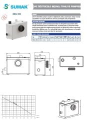 Sumak Smac 600 WC+3 Ünite  Fos. Tah. Cihazı- Yerli Üretim