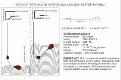 Element Atık Su Armut Tip Flatör FTE-500B 40°- 5 Metre