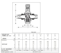 Honeywell D06F- 11/2B Sıcak Su Basınç Düşürücü - 70°C - 11/2''