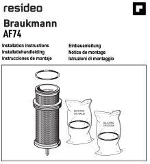 Honeywell AF74-1A  F74CS Filtre Serileri İçin Yedek Kartuş ( 1/2'' - 1 1/4'')