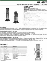 Dab KVC 65/80 T Dikey Pompa  3 Hp - 88 mss