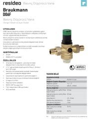 Honeywell D06F-11/4A Su Basınç Düşürücü - Filtreli - 1 1/4''