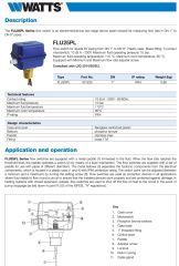 Watts FLU25/PL Sıvı Akış Kontrol Şalteri - İtalyan