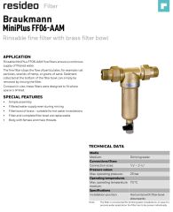 Honeywell FF06-1/2 AAM Komple Pirinç Sıcak Su Filtresi - 1/2''