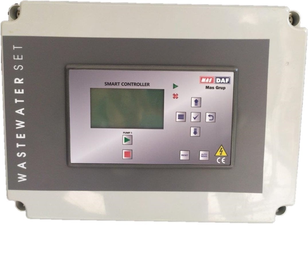 MASDAF STR-1A - 7,5-11 kw LCD Ekranlı Pano Tek Pompa İçin- 380V