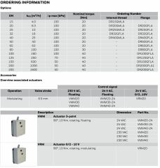 Honeywell DR125GFLA DN125 Üç Yollu Rotary Vana Gövdesi