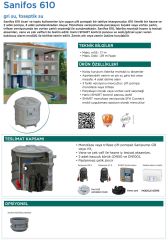 SFA Sanifos 610 2VX T İkili Fos. Tah. İst. - 610 Litre - Vorteks-380V