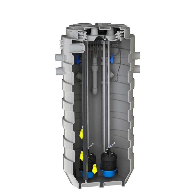 SFA Sanifos 1300 2GR S İkili Fos. Tah. İstasyonu - 1300 Litre
