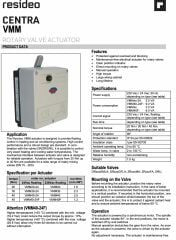 Honeywell M6061L1027 - VMM20 ( 20Nm Torklu-220 Volt) Rotary Vana Motoru