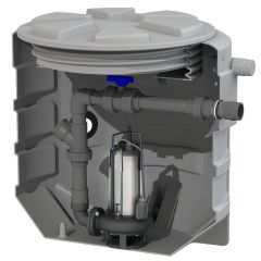 SFA Sanifos 610 2SLD T İki Pompalı Gri Su İstasyonu - 610 Litre - 380V