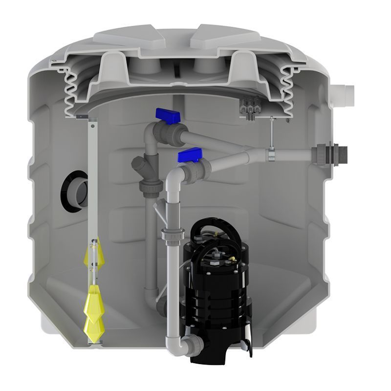 SFA Sanifos 610 2VX S İkili Fos. Tah. İst. - 610 Litre - Vorteks