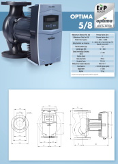 Alarko Optima 5/8 Fre. Kon. Sirkülasyon Pompası DN50-24cm