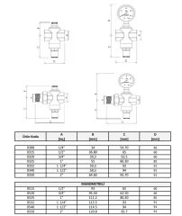 Case PM Su Basınç Düş. 1 1/2'' (0340 Maks.16 Bar)