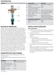 Honeywell F76S-2AA  Ters Yıkamalı Filtre - 2''