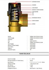 Case Emniyet Ventili ½’’ - 9 Bar (07-1591)