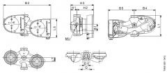 Grundfos Magna1 D 32-80 Rekorlu FK Sir.Pom.İkiz Tip - 1 1/4'' PN10