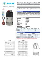 Sumak SDTV30/2 ZY Gömlek Soğutmalı Dalgıç 3 HP