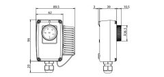 IMIT TA/544610 (0-40°C) Kuluçka Termostatı İtalyan