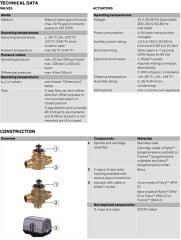 Honeywell VCZMU6000/U  3 Yollu Vana Gövdesi 11/4'' - Dış Diş