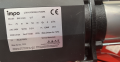 İrka BM 4-9x6  2HP Kademeli Hid. 12Kat - 20Daire / İmpo Pompalı 50 Lt
