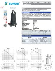Sumak SBRT 40/2-P Özel Parçalayıcılı Dalgıç 4 HP