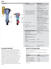 Honeywell F74CS -1 1/4 AA Ters Yıkamalı Filtre - 1 1/4''