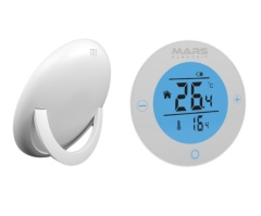 Mars S15 Yuvarlak Kablosuz Dijital Oda Termostatı
