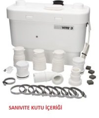 SFA Sanivite - 4 Ünite Atık Su Tahliye Cihazı - 12 Lt