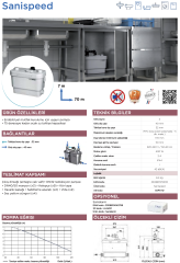 SFA Sanispeed - 4 Ünite Atık Su Tahliye Cihazı - 12 Lt