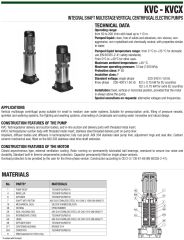 Dab KVC 70/120 T Dikey Pompa 4Hp - 95mss