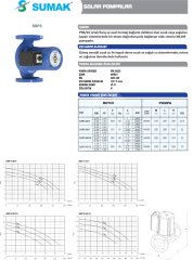 Sumak SSP3-40/7  Flanşlı Sirkülasyon DN40-380V