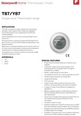 Honeywell T87M2036  Kablolu Oda Termostatı  - OPEN THERM - Modülasyonlu