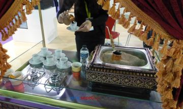 Kumda Kahve Makinası Bakır İşlemeli Türk Kahvesi Pişirme