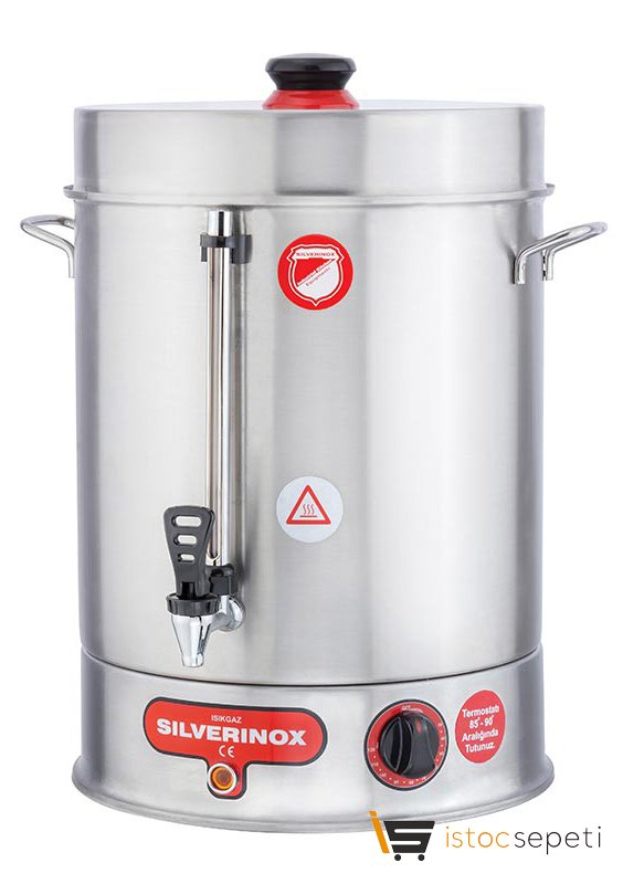 SilverInox Sıcak Su Otomatı 80 Bardak Kapasiteli 8 L