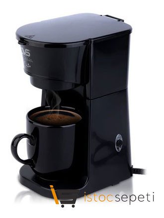 Coffee Master Porselen Bardaklı Filtre Kahve Makinesi