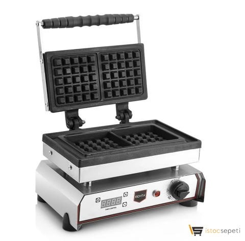 Mini Kare Model Waffle Makinası Elektrikli W35