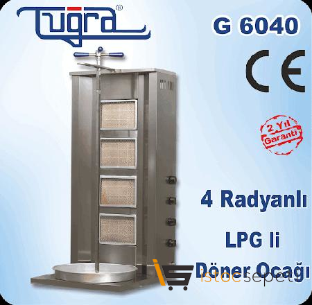 Dörtlü Döner Ocağı Tuğra G 6040