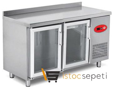 Empero Tezgah Tipi Buzdolabı Camlı 2 Kapılı 250 L