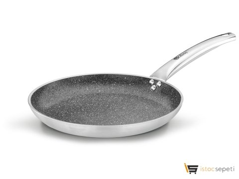 Krep Tava İç Granit Tava 24 cm 3 mm