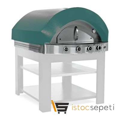 Empero Pizza & Pide Fırını 977x1037x770 mm Gazlı Yeşil