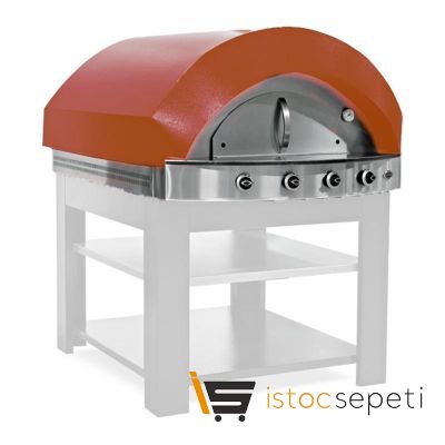 Empero Pizza & Pide Fırını 977x1237x770 mm Gazlı Turuncu