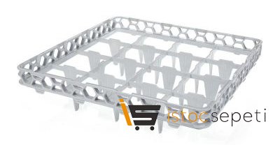 Bardak Yıkama Basketi 16 Bölmeli 50x12.5 cm