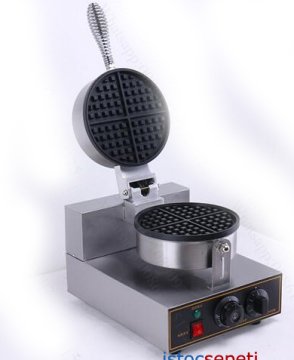 Profesyonel Waffle Makinesi Döküm Sanayi Tip Teflon Kaplı