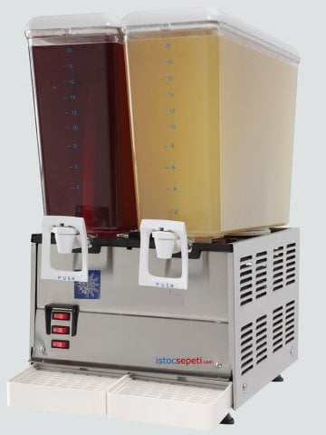 Limonata Makinesi Çiftli Şerbetlik Soğuk İçecek Makineleri İkili
