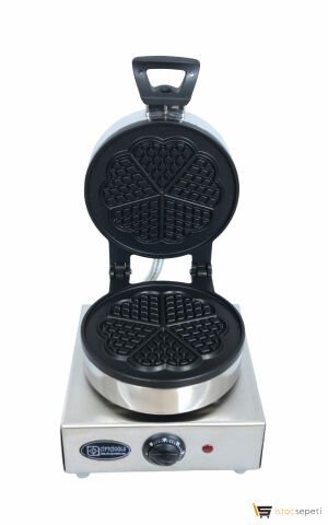 Waffle Makinesi Tekli Çiçekli