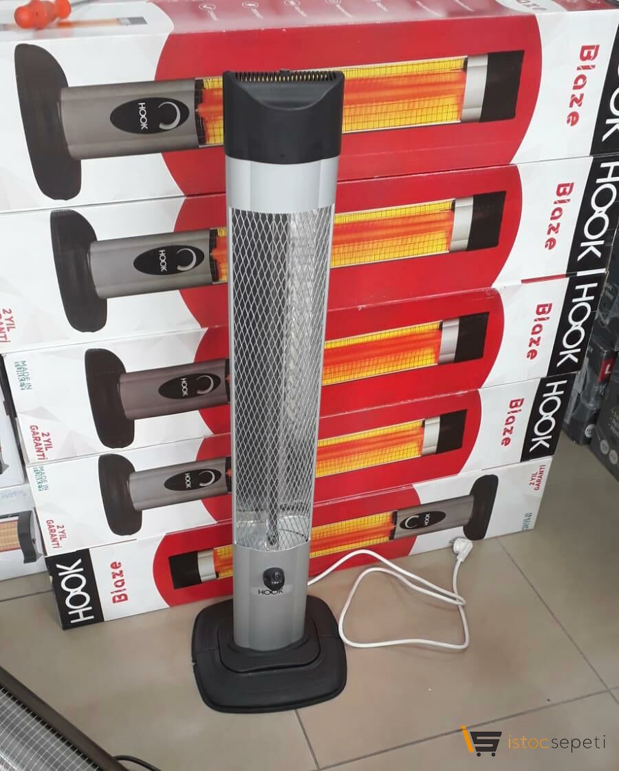 Dik Yanışlı Isıtıcı Hook 2000 Watt